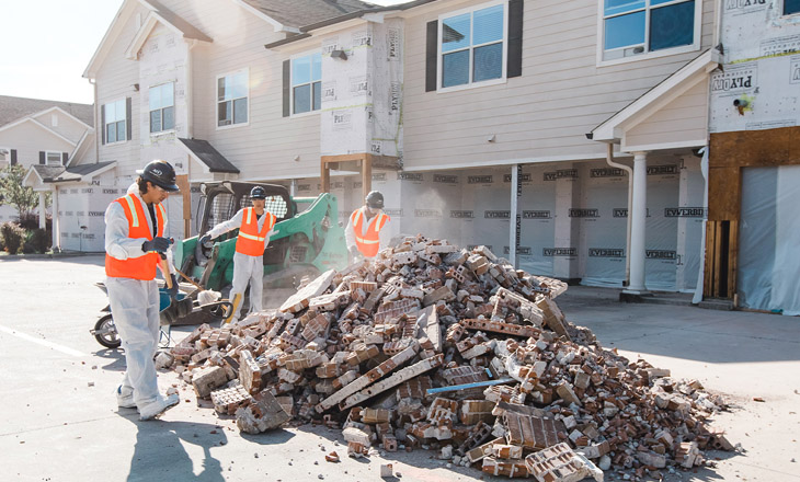 cleaning & debris removal